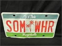 "5 O'Clock SOM WHR" Metal License Plate