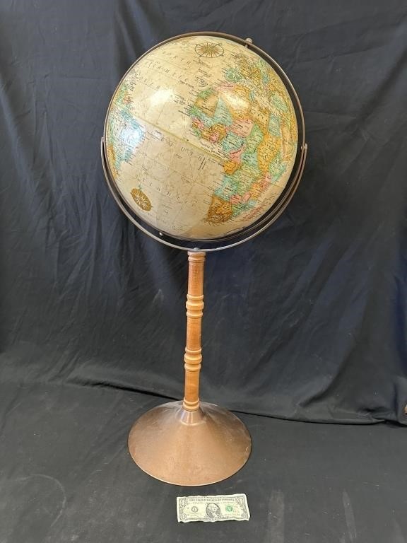 World Globe on Floor Stand