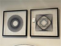 2PC FRAMED WALL ART