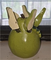 Green Pear Knife Holder