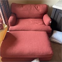 Oversized Chair w/ Ottoman