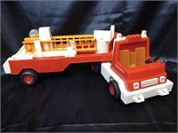 Vintage 80s Fisher-Price Fire truck Trailer toy