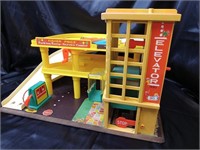 Vintage 80s Fisher-Price Parking Ramp Service