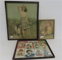 Framed Pictures & Postcards