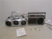 Duraband & Emerson Radios - Both Power On