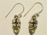 $120. S/Silver Peridot Earrings