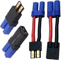 2 Pairs RC LiPo Battery Connector Adapter
