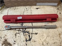 Snap-On torque wrench with case