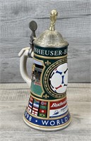 ANHEUSER BUSCH BUDWEISER 1998 WORLD CUP STEIN