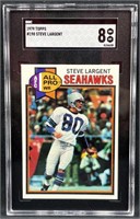 1979 Topps Steve Largent All Pro SGC 8 NM/MT