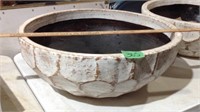 23" heavy ceramic planter matches lot 307