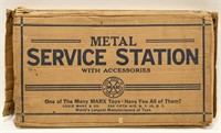 Marx Metal Service Station w/ The Box