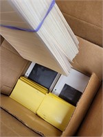 Supplies including 104A yellow cards, dealer pages