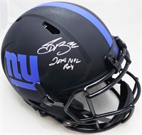Saquon Barkley Autographed  Helmet Beckett BAS