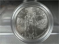 2004 Lewis and Clark bicentennial silver Dollar