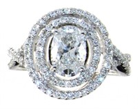 14kt Gold 1.69 ct Brilliant Lab Diamond Ring