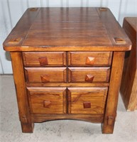 Dark Wood Night Stand