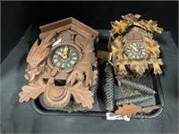 Pair of German Cuckoo Clocks.