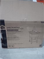 Project Source Laundry Tub With Faucet