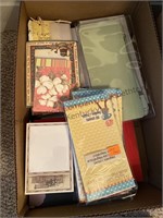 2box lot of memo pads and more