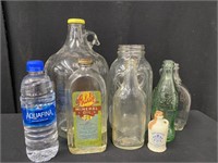 Lot of Vintage Bottles and Jars