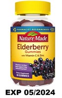 NATUREMADE 100mg ELDERBERRY GUMMIES [60x]