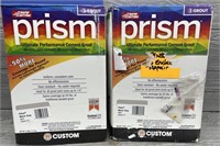 (2) Prism Cement Grout Boxes