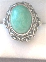 Fantastic Ladies  Antique Turquoise handmade Ring