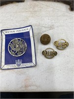 Military and US lapel pins