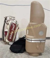 Hardside Travel Golf Bag & a Wilson Golf Bag