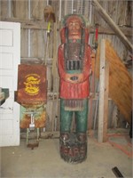3606-WOOD 7' INDIAN