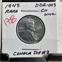 1943 WHEAT PENNY CENT STEEL DDR-003 HIGH GRADE