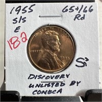 1955-S/S WHEAT PENNY CENT HIGH GRADE