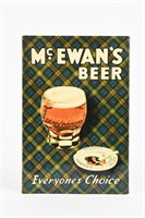 VINTAGE McEWAN''S BEER "EVERYONE'S CHOICE SST SIGN