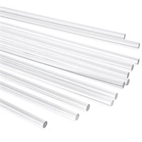 Juvale 12 Pack Plastic Dowel Rods for DIY Projects