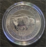 1¼-Ounce Silver Round: Buffalo