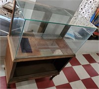 old general drug apothecary store display case