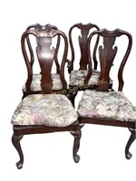 (4) Queen Anne style chairsDining chairs (3