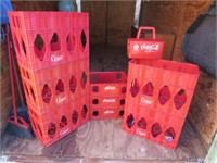 *LPO* (9) Various Plastic Coca-Cola Creights