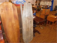 Primitive wood ironing board 16x55
