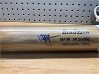 Mark McGuire signed baseball bat