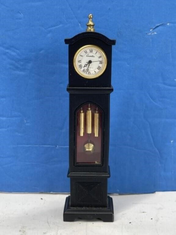 Miniature Grandfather Clock with Quartz Movement