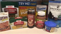 Sealed Sanders Fudge  & Food Pantry Items