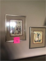 Two framed art, #154