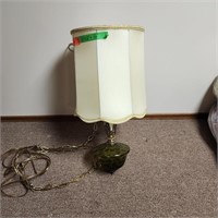 Vintage Ceiling Lamp. Turns on! 12"x12"x26"