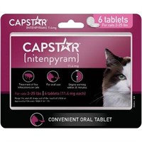 Capstar Oral Flea Treatment for Cats - 6ct