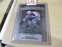 Paul Coffey Synorgy 85 Stanley cup playoffs .