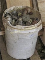 5 Gallon Bucket Of Used Plumbing Parts