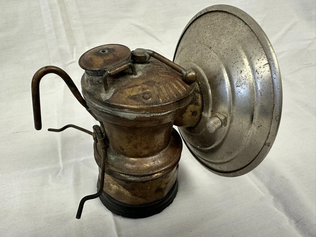 Old Auto Lite Carbide Miner's Type Lamp