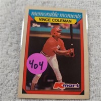 1988 Topps Kmart Vince Coleman